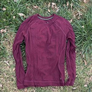 Smartwool 250 Burgundy Long Sleeve Shirt